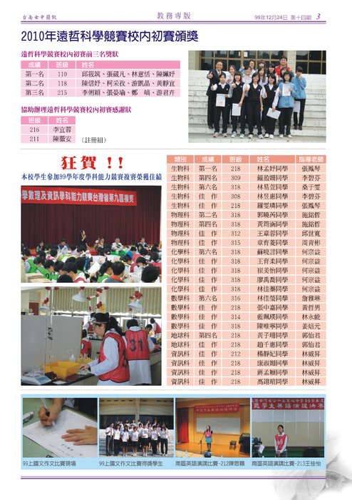 南女簡訊第十四期 南女簡訊第十四期