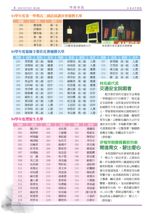南女簡訊第五期 南女簡訊第五期