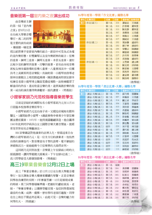 南女簡訊第七期 南女簡訊第七期